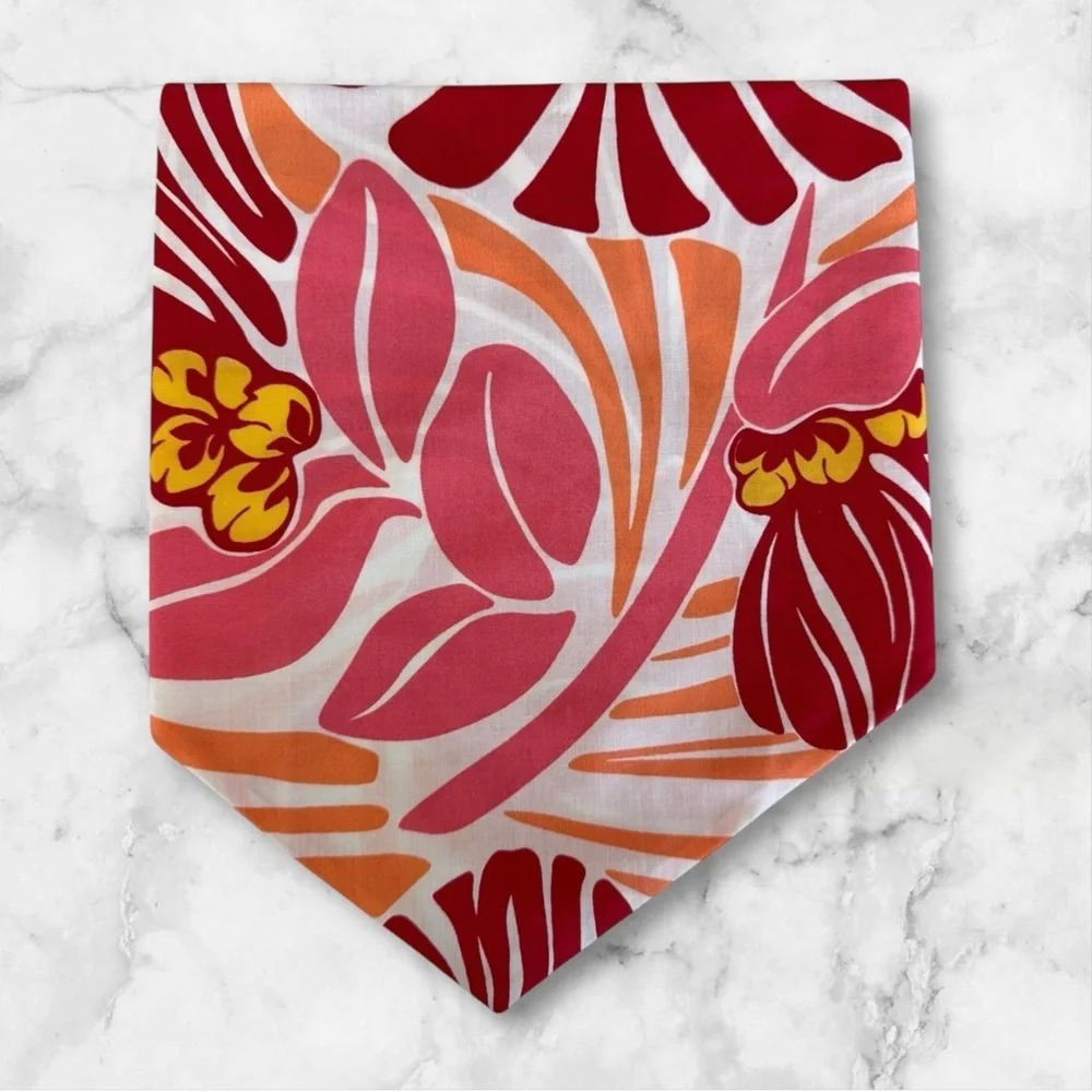 DOG Bandana - Coral Love - Size L Large